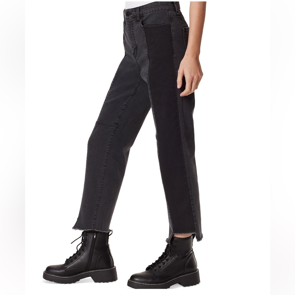 🌺Frayed Denim Pure Wonder Black Cropped 2 Tone Jeans🌸🌺 - Picture 3 of 11